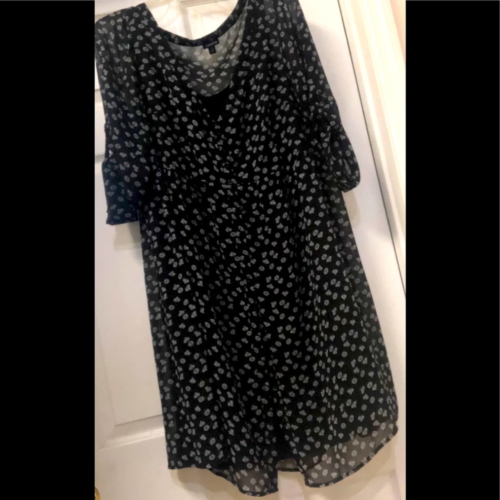 Black and White Diamond Print Dress.